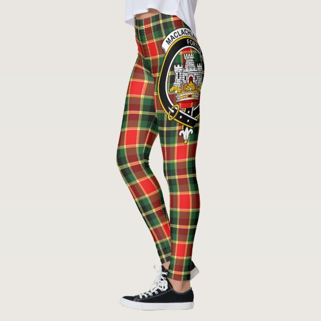 Leggings Scotstee Clan MacLachlan Chasse Tart moderne Crest (Gauche)