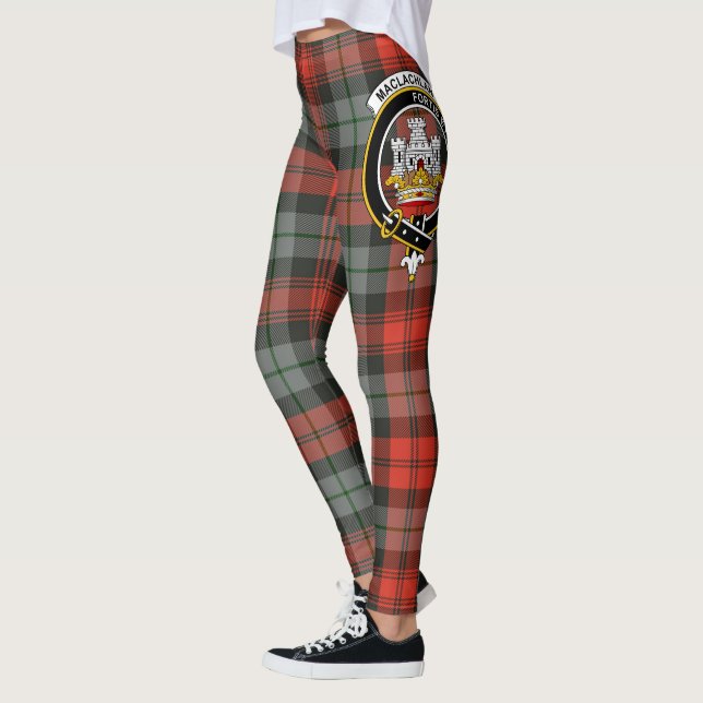 Leggings Scotstee Clan MacLachlan Patiné Crest Tartan (Gauche)
