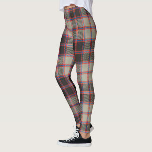 Leggings Scotstee Clan MacPherson Chasse Tartan antique