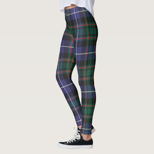 Leggings Scotstee Clan MacRae Chasse Tartan antique moderne (Gauche)