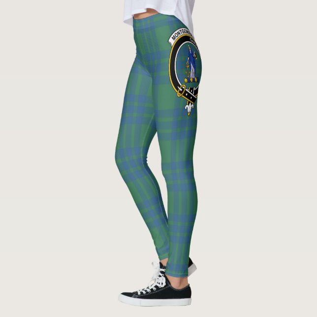 Leggings Scotstee Clan Montgomery Crest Tartan (Gauche)