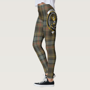 Leggings Scotstee Clan Stewart Chasse Patinée Crest