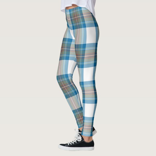 Leggings Scotstee Clan Stewart Muet Blue Tartan Women (Gauche)