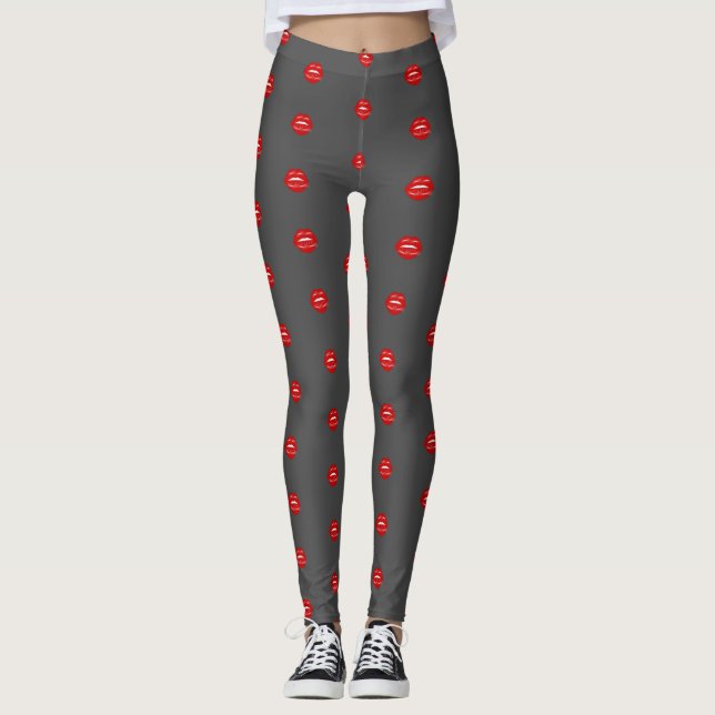 Leggings sealed with a kiss love quotes  (Devant)