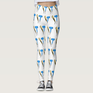 Leggings Sèche-cheveux & lisseuse-cheveux illustration