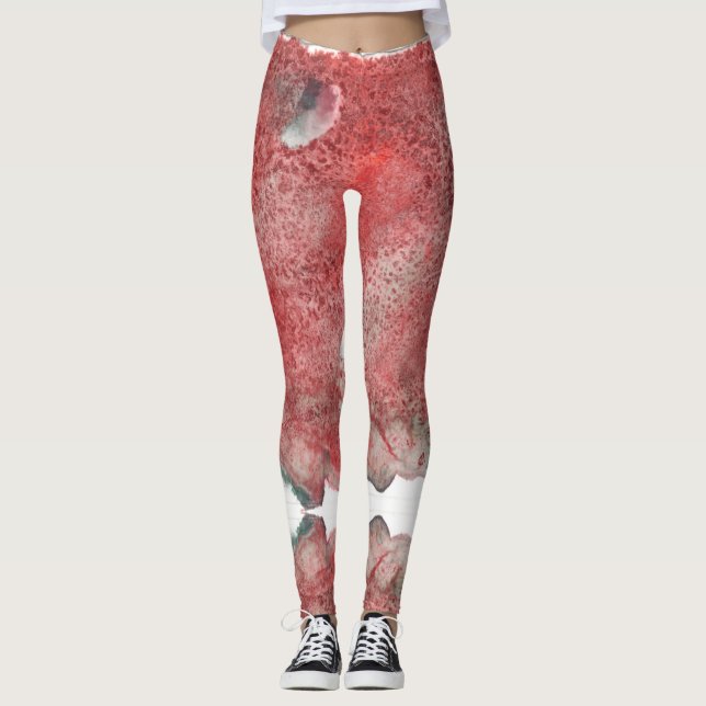 Leggings Sédiment Écarlate (Devant)