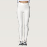 Leggings Sel de mer - Couleur uni<br><div class="desc">Le sel de mer blanc a une couleur simple et claire qui favorise la relaxation et instille un sentiment de calme et de confiance en soi. Son teinte claire et neutre permet de s'associer facilement à d'autres couleurs et peut compléter une variété d'esthétique. Hex #FBFAF8</div>
