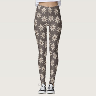 Leggings sémia brun