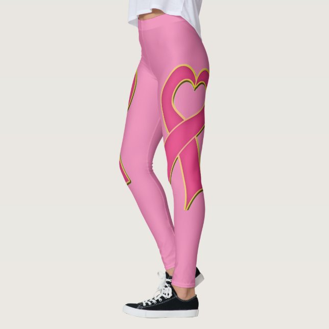 Leggings Sensibilisation au cancer du sein (Gauche)