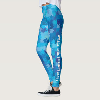Leggings Sensibilisation sur l'autisme personnalisée