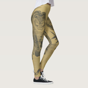 Leggings Sepia Tiger et Bambou