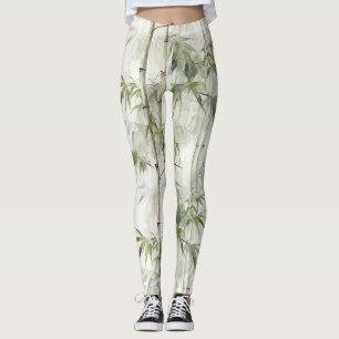 Leggings Sérénité de bambou vert
