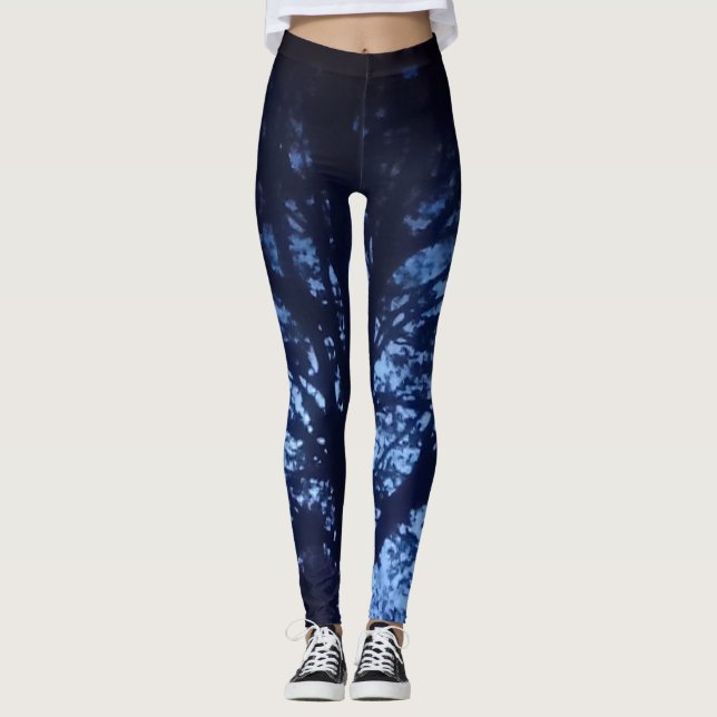 Leggings Série Lit - Bleu (Devant)