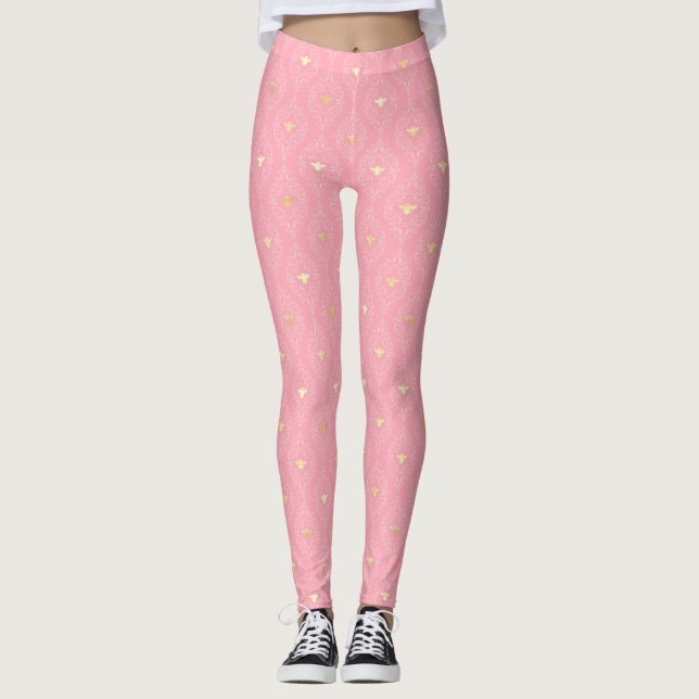Leggings Série Princess Bee Design #3 (Devant)