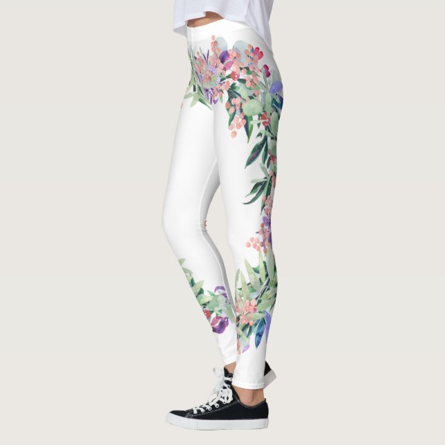 Leggings Serre Florale Berries (Gauche)