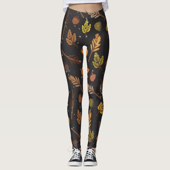 Leggings Ses Quatre Saisons – Motif Automne (Devant)