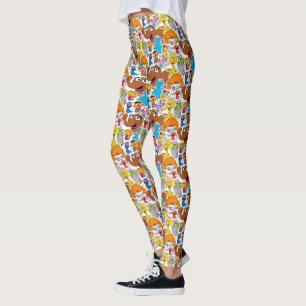 Leggings Sesame Street Pals Doodley Motif