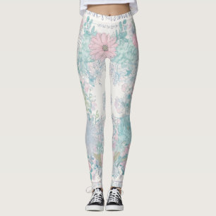 Leggings shabby chic dreamy mist pastel couleurs junk journ