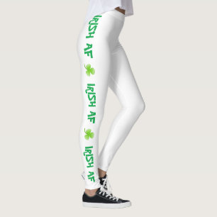 Leggings Shamrock vert d'Irlande AF