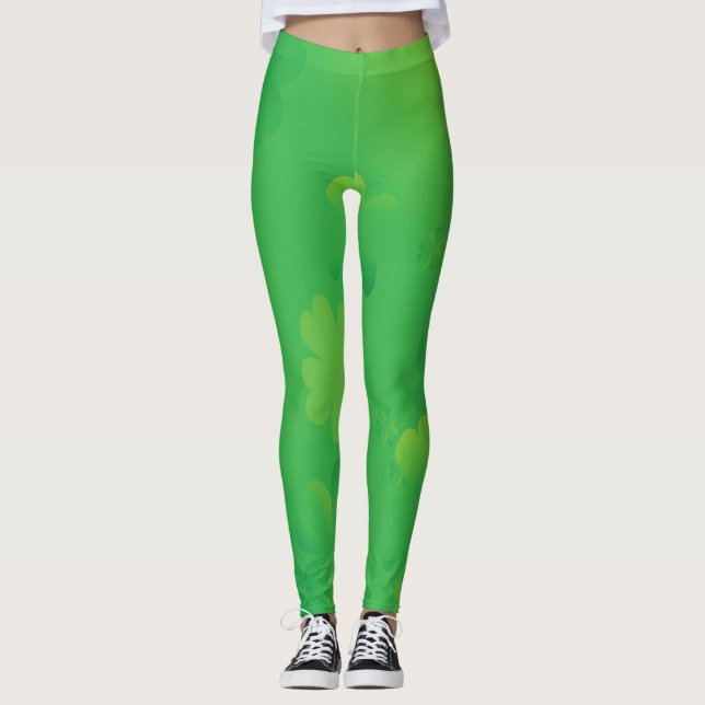 Leggings Shamrocks brillants (Devant)