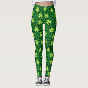 Leggings Shamrocks de la Saint-Patricks