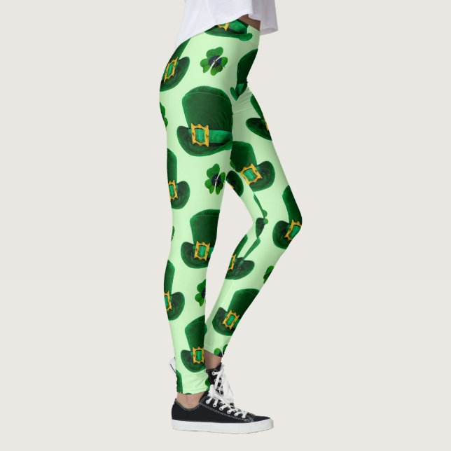 Leggings Shamrocks et Casquettes de Leprechaun (Droite)