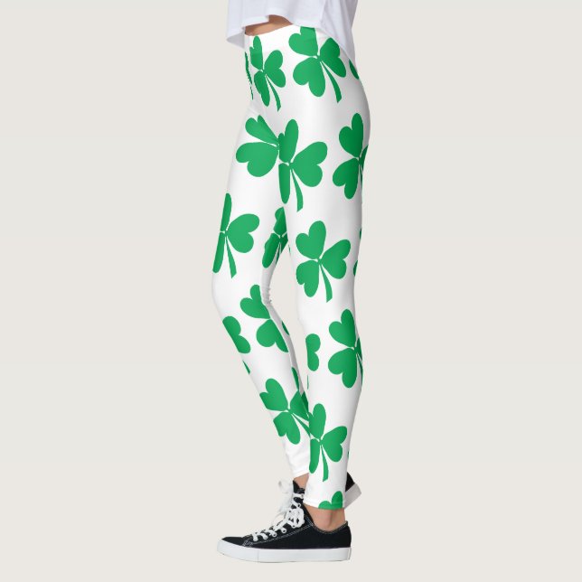 Leggings Shamrocks pour le Jour de la Saint Patrick (Gauche)