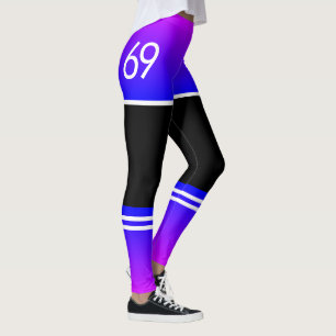 Leggings Shorts et chaussettes bleu violet - Numéro 69 - Sp