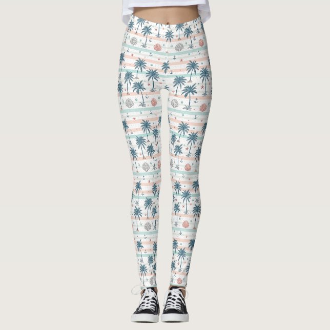 Leggings Si l'océan peut se calmer, vous aussi (Devant)