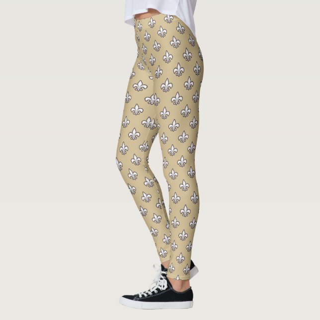 Leggings Siena New Orleans Saints Gold Black Womens (Gauche)