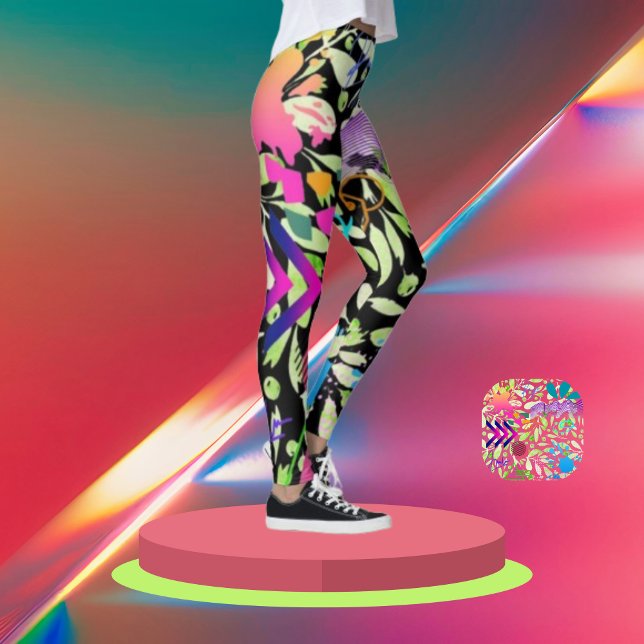 Leggings Signature de Neon Pulse (Créateur téléchargé)