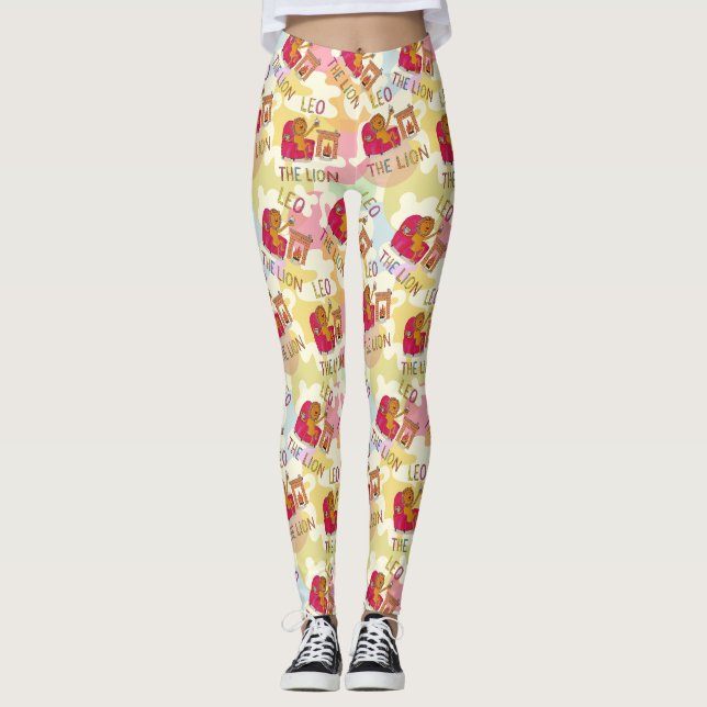 Leggings Signe astrologique Lion Leo (Devant)