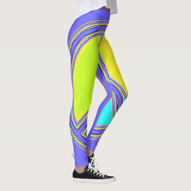 Leggings Signe de PAIX aux couleurs remplies 1 (Droite)