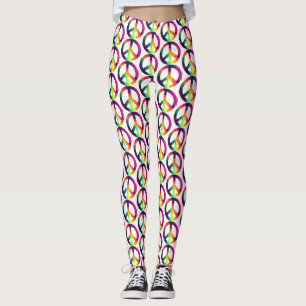 Leggings Signe de paix hippie
