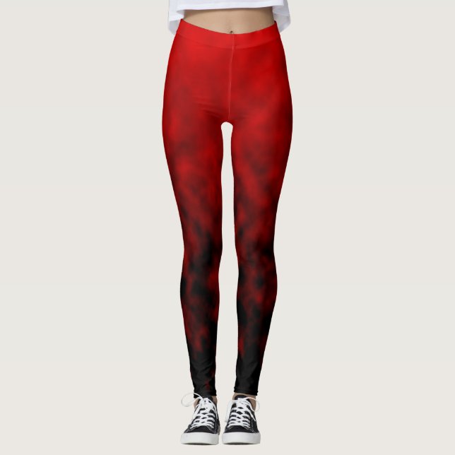 Leggings Silence de frêne rouge (Devant)