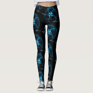 Leggings Silhouette de méduse brillante