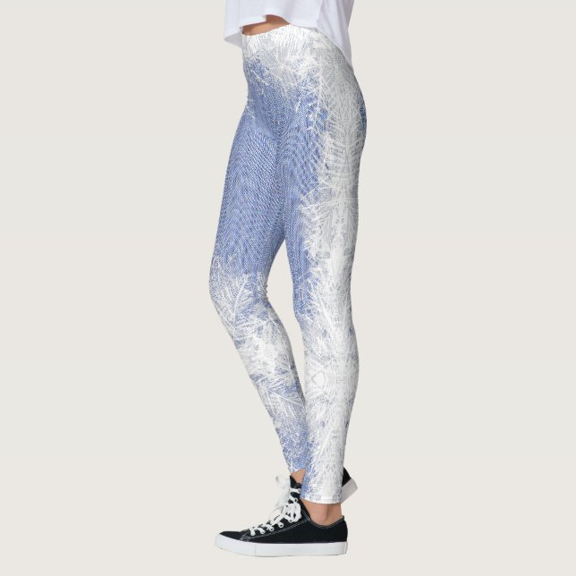 Leggings Silhouette minimaliste en denim (Gauche)