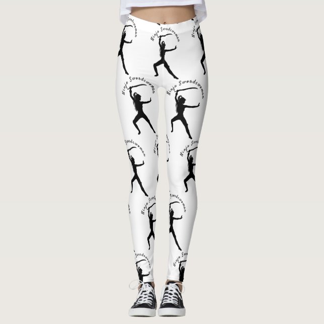 Leggings Silhouette Thunder_Cove de Ninja (Devant)