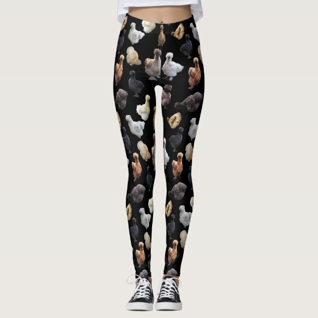 Leggings Silkie Bantam Chickens (Devant)