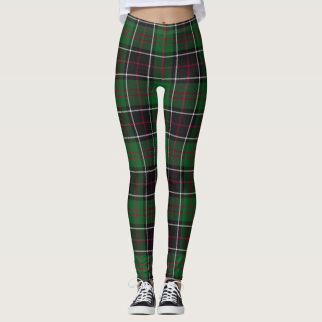 Leggings Sinclair Clan Chasse Tartan Variant Plaid (Devant)