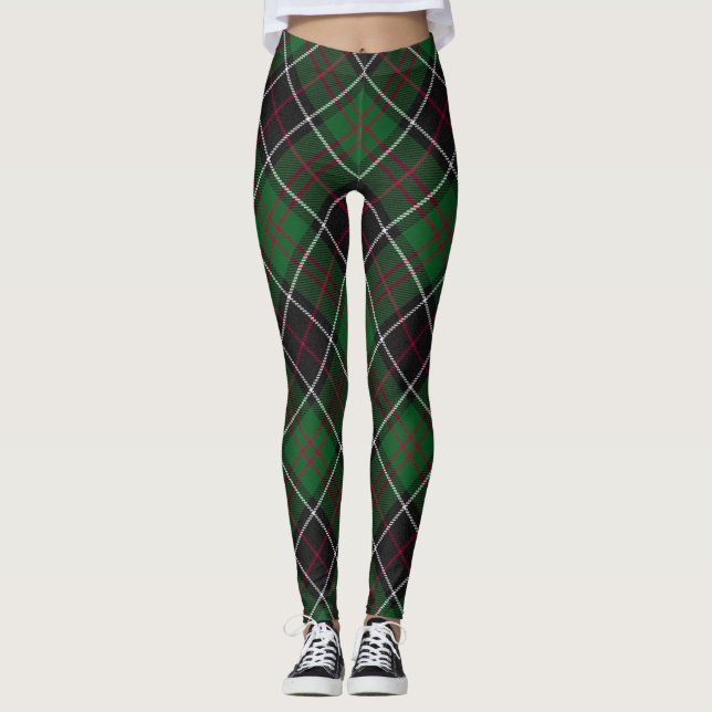 Leggings Sinclair Clan Chasse Tartan Variant Plaid (Devant)