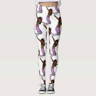 Leggings sirène noire