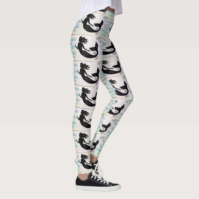 Leggings sirènes de sable et de mer (Droite)
