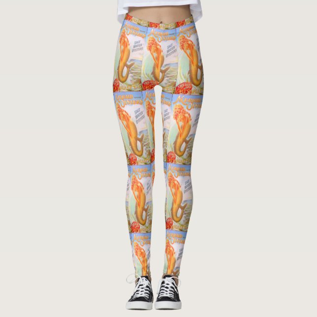 Leggings sirènes fraîches d'huître (Devant)