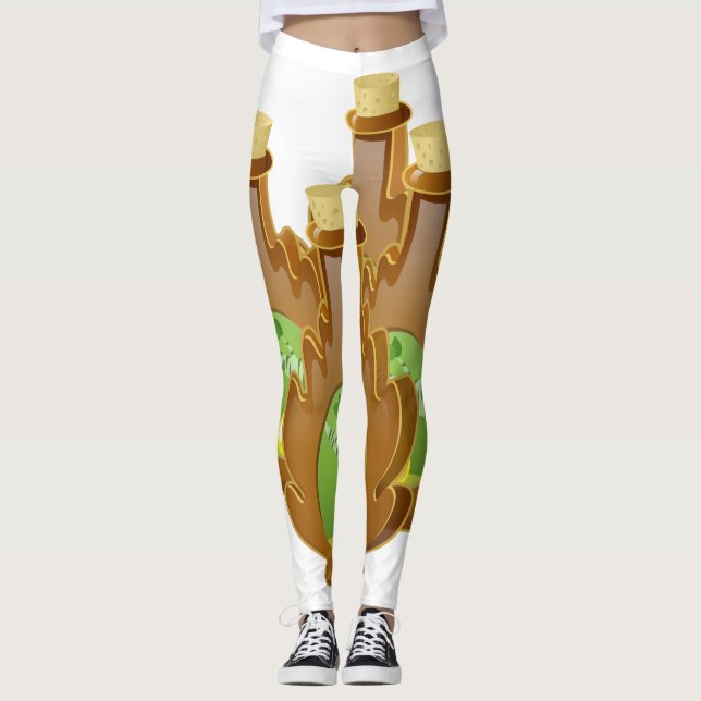Leggings Sirop de bouleau de Glitch (Devant)