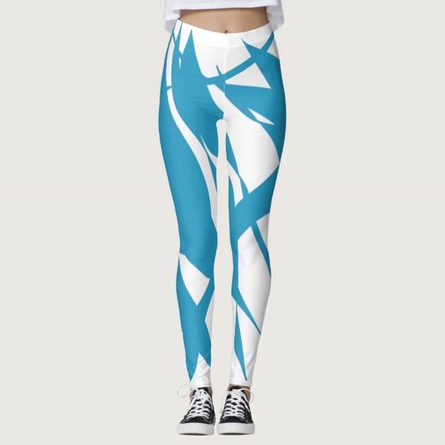 LEGGINGS SKETCH BLEU (Devant)