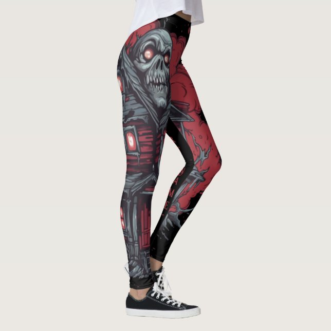 Leggings Skulltop Manor : Un cauchemar lâché (Droite)
