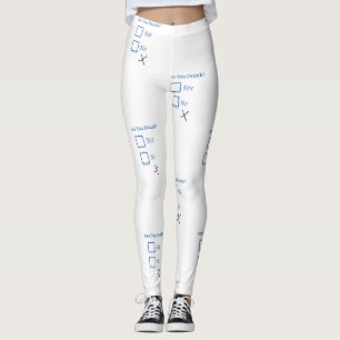 Leggings SlipperyJoe's êtes-vous ivre humouristique légèrem