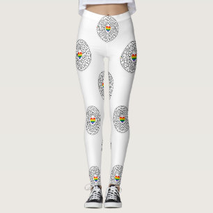 Leggings SlipperyJoe's orgueil labyre de labyrinthe de flèc