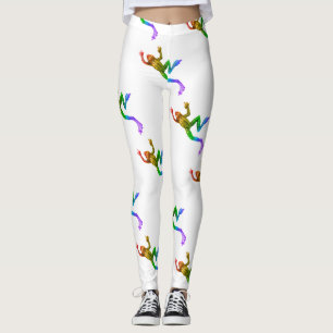 Leggings SlipperyJoe's Pride Frog figurine Colore vif